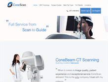 Tablet Screenshot of conescan.com